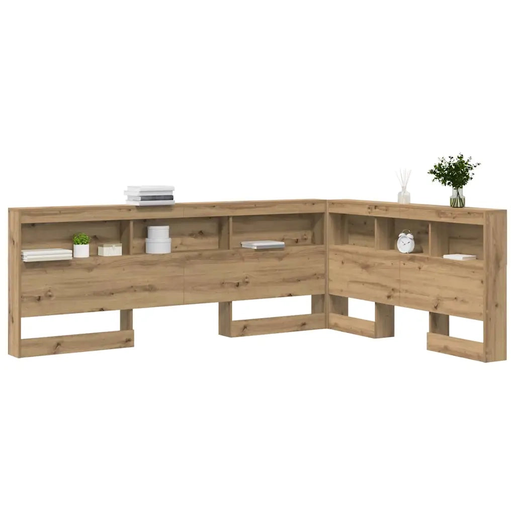 Testata contenitore Rovere artigianale 135 cm Legno multistrato 3335556