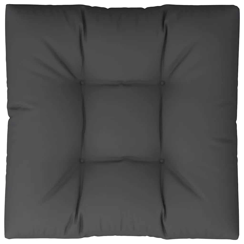 Cuscino per pallet | Cuscini per sedie Nero 70x70x12 cm in Tessuto