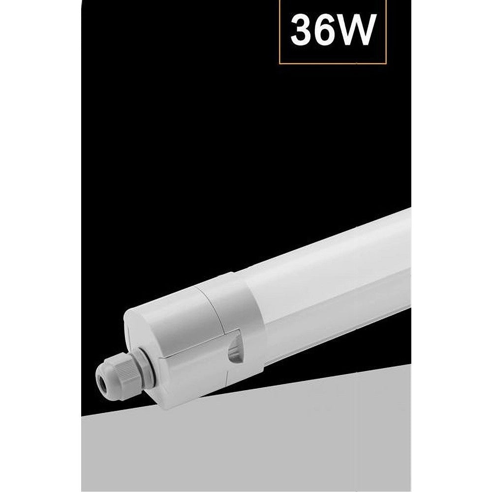 Trade Shop - Plafoniera Neon Esterno A Led 36 W 120 Cm Impermeabile Ip65 Luce Fredda Yl20-36w -