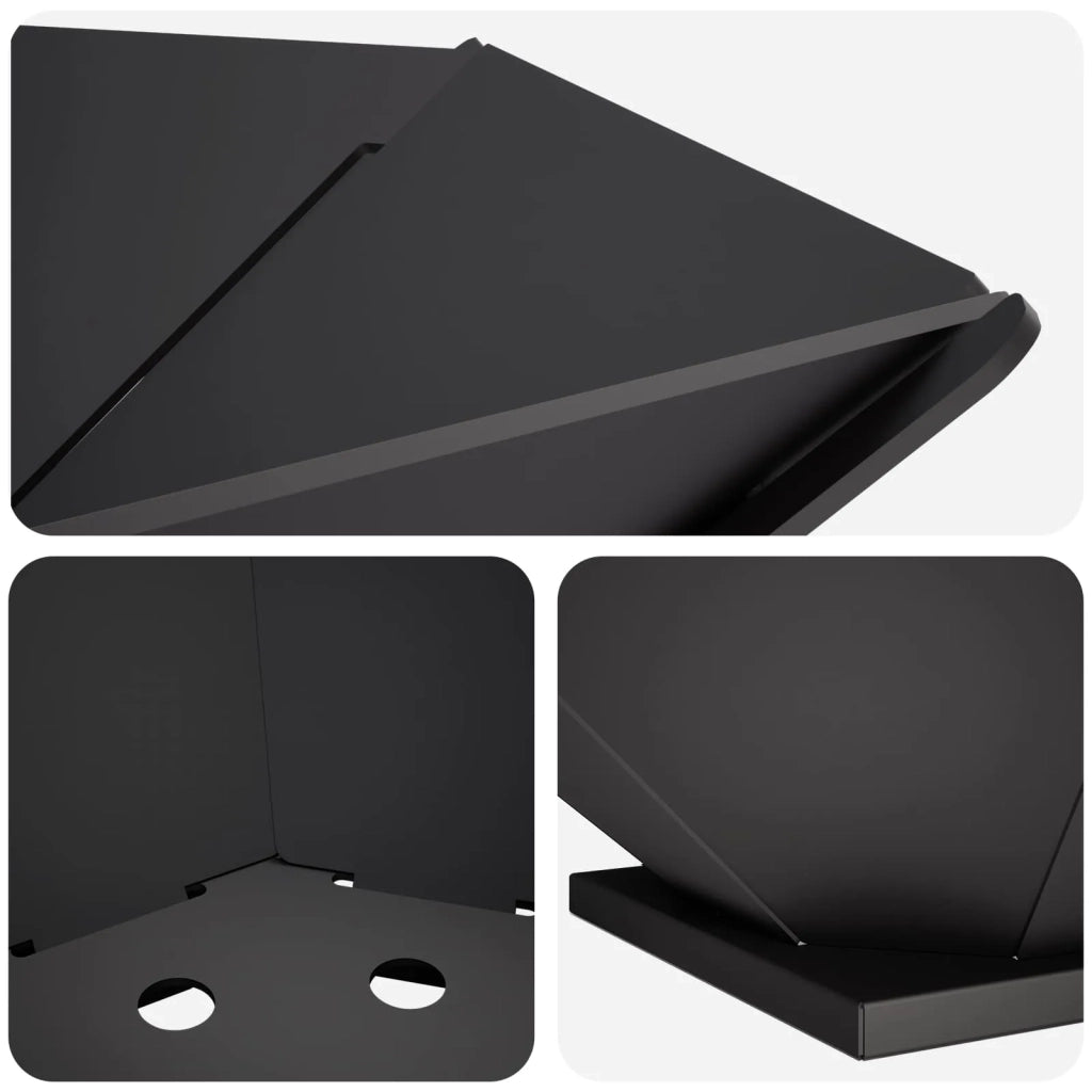 Focolare Nero 70,5 x 70,5 x 21,5 cm Acciaio 8012608