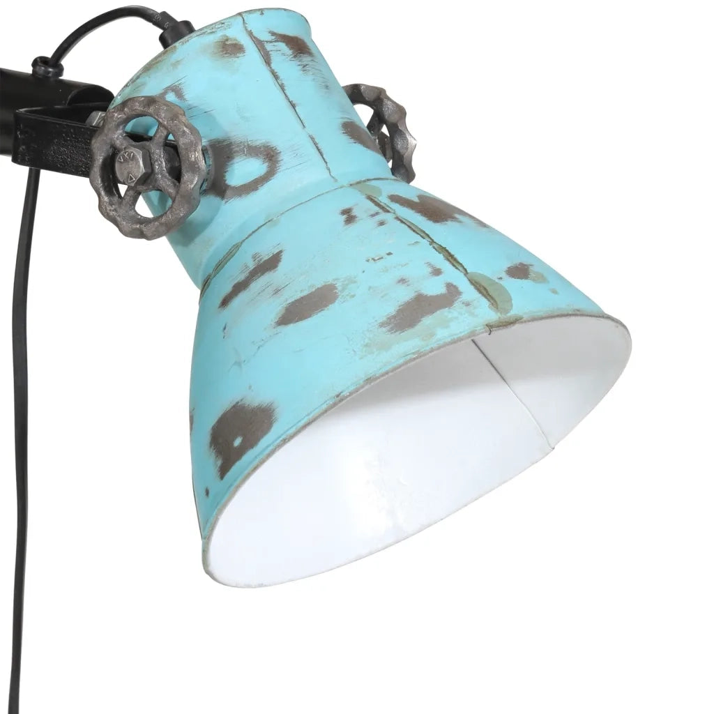 Lampada da Terra 25 W Blu Anticato 25x25x90/140 cm E27 371846