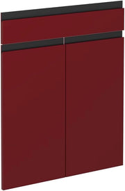 Frontale cucina R-Line, Rosso, 59.2 x 70.8 cm frontale del mobile per mobile base con cassetti