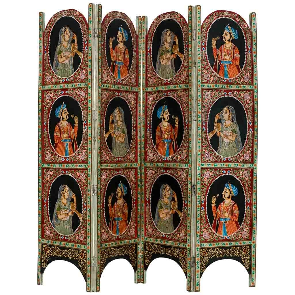 Separè in legno multicolore 47x10x183 cm