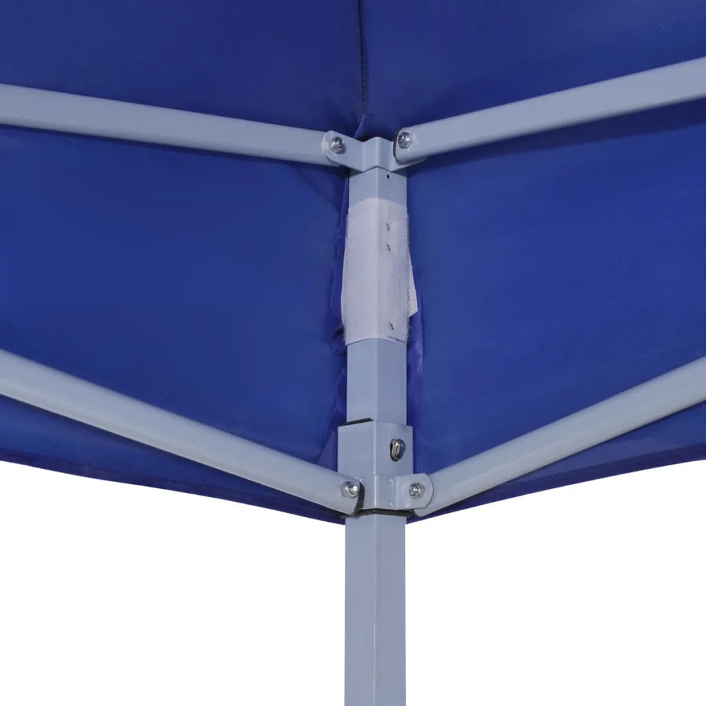 Tenda Pieghevole-Tenda Gazebo Blu 3 x 3 m