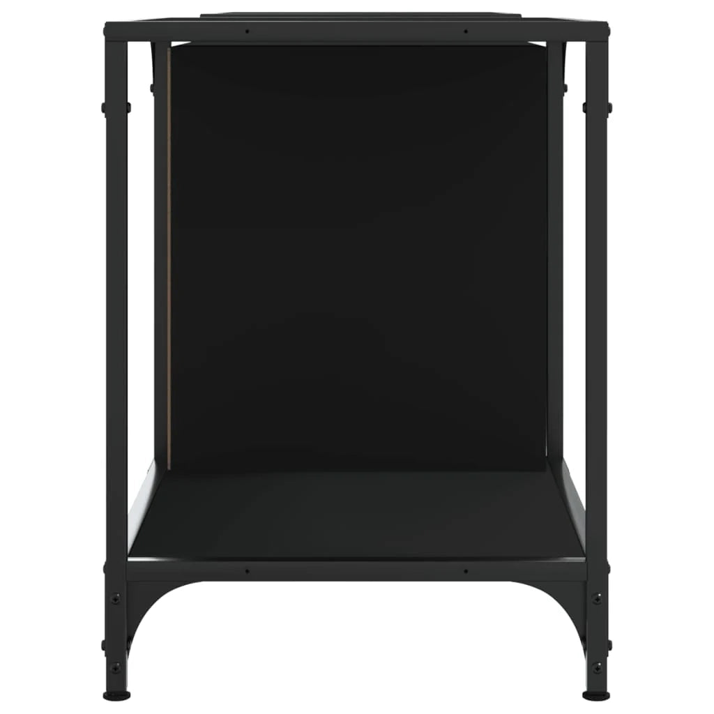 Mobile TV multimediale scaffale TV mobile TV sala da pranzo soggiorno camera da letto 153 x 37 x 50 cm legno ingegnerizzato nero 02_0026037
