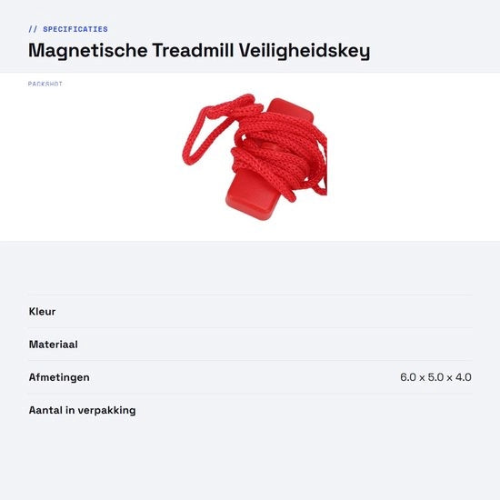 Chiave di emergenza compatta - Supporto per chiave di emergenza - Tapis roulant - Interruttore di emergenza - Interruttore magnetico - Installazione semplice - Chiave di emergenza per treadmill