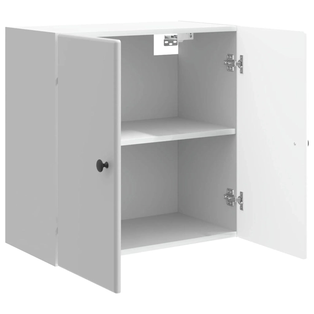 Mobiletto a muro Bianco Lucido 59 x 31 x 60 cm