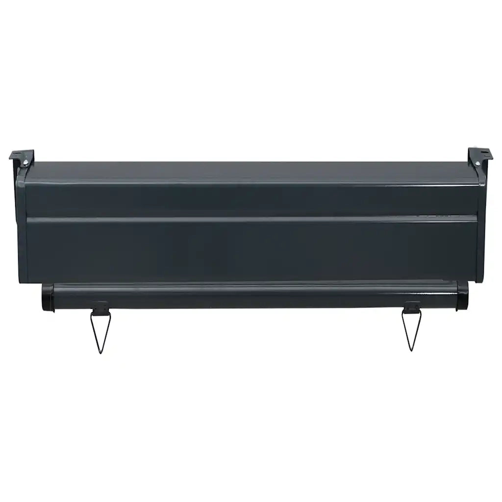 Tendalino Laterale per Balcone-Tenda da Sole Laterale per Patio 65x250 cm Grigio