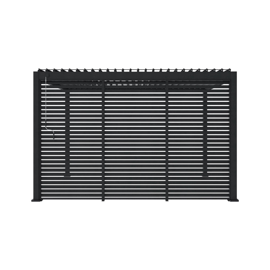 Persiana in alluminio da 1.3m per pergola a lamelle triomphe,