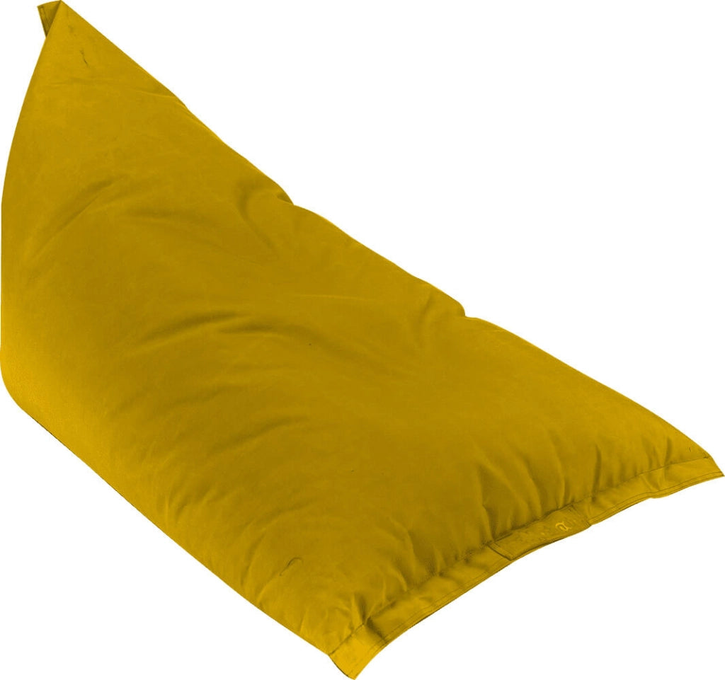 Poltrona a Sacco Pouf Sdraio in Acrilico Pomodone Milk Giallo