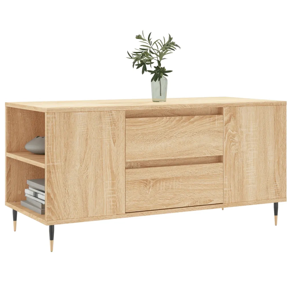 Tavolino Salotto-Tavolino da soggiorno-Tavolo Rovere Sonoma 102x44,5x50 cm Legno Multistrato 103465