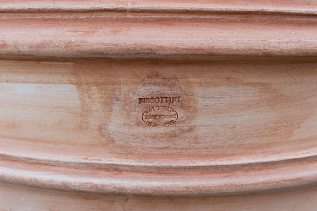 Biscottini Vaso in Terracotta 100% Made in Italy interamente Lavorata a Mano orcio conca