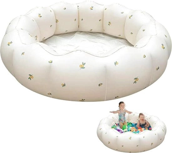 Piscina gonfiabile - Pareti extra larghe - Piscina per bambini - 90 cm - Bianco