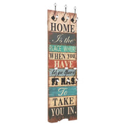 Appendiabiti da Parete con 6 Ganci HOME IS 120x40 cm CFW1156363