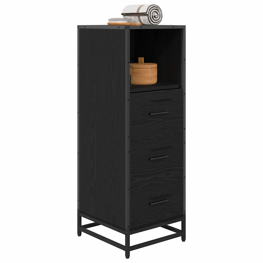 Set di mobili per il bagno Rovere Nero 35 x 37,5 x 100 cm
