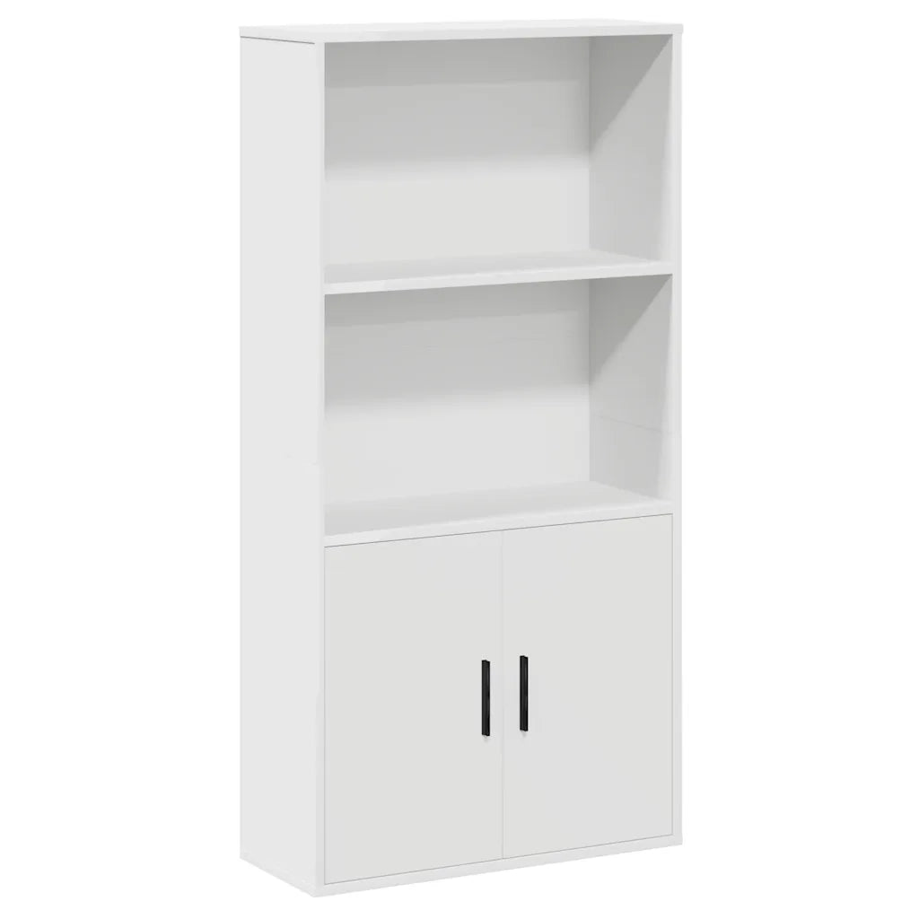 Libreria Bianca 60x24x120 cm in Legno Multistrato