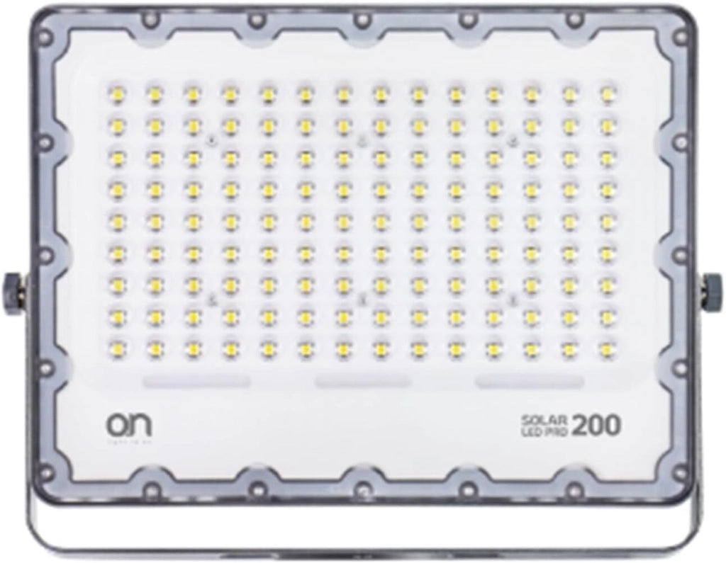 KONELCO 23875720 Faro LED Solare 2000lm 4000K IP65 con Pannello Monocristallino e Telecomando colore Grigio