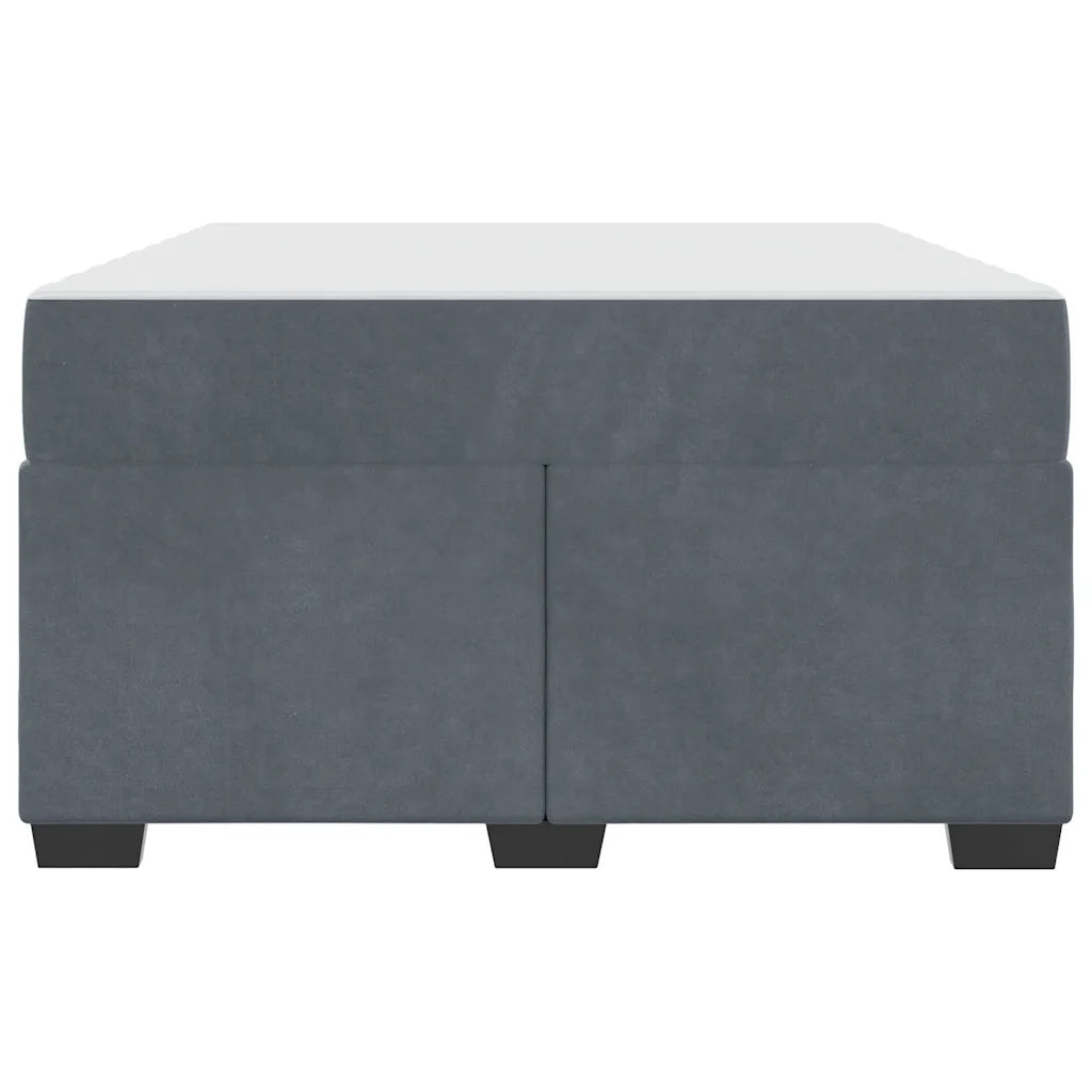 Struttura del letto Grigio scuro 120 x 190 cm Tessuto