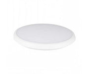 Plafoniera led 12w chip samsung circolare corpo slim con kit emergenza e sensore microonde IP65 3000K