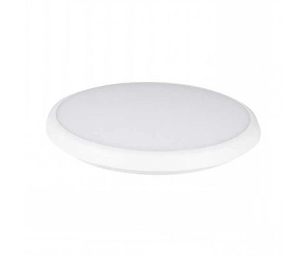 Plafoniera led 12w chip samsung circolare corpo slim con kit emergenza e sensore microonde IP65 3000K