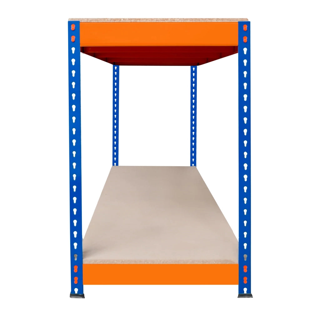 Banco da Lavoro a 2 Ripiani S-Rax - Postazione di lavoro 300kg - 180x60x90cm