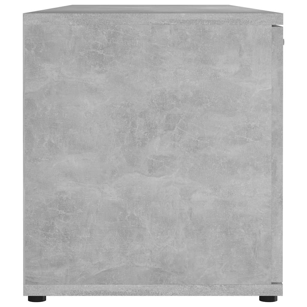 Mobile TV multimediale mensola TV credenza TV sala da pranzo soggiorno camera da letto 120 x 34 x 37 cm legno ingegnerizzato grigio 02_0025858