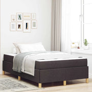 Struttura del letto Marrone Scuro 120 x 190 cm Tessuto