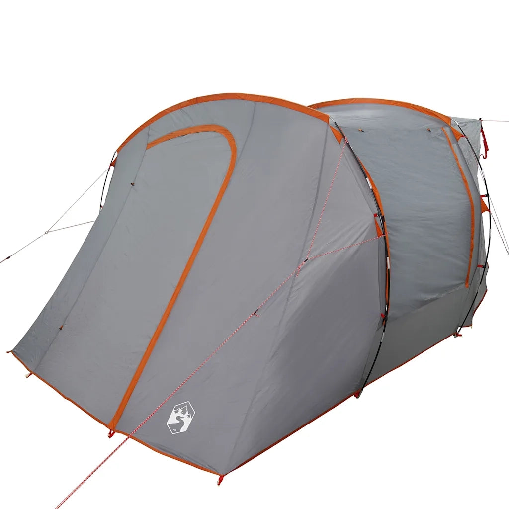 vidaXL Tenda da Campeggio per Auto Grigio e Arancione Impermeabile