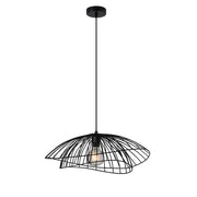 Sospensione Contemporanea Adelaide In Metallo Nero 1 Luce E27