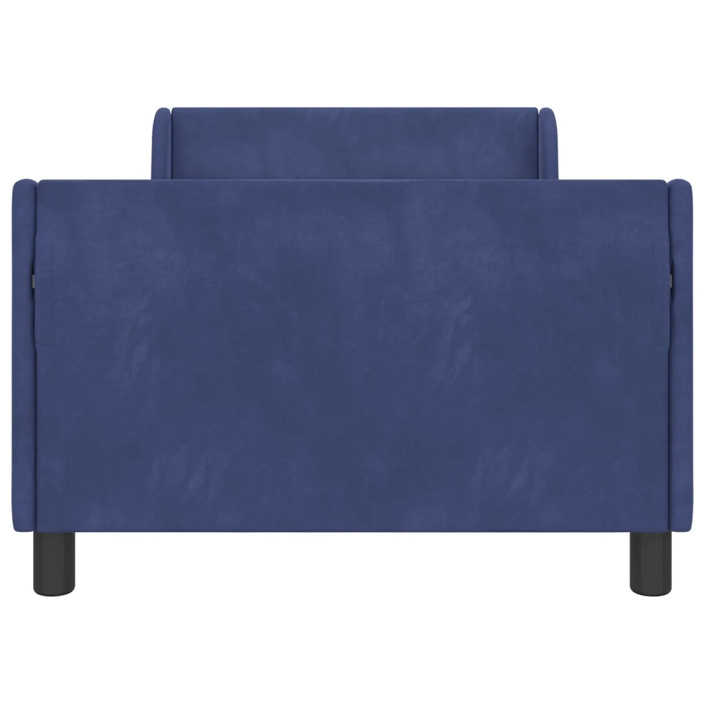 Struttura letto bambini con testata Blu Polizia 80 x 200 cm