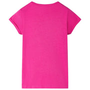 Maglietta da Bambina Rosa Scuro 116 10741