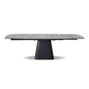 Tavolo Allungabile Jarrett 160(240)x90x75 Piano Grigio Lucido