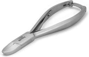 Tang per unghie curvata per uomini con diabete - taglia unghie per unghie spesse e ingrossate - in acciaio inox, 145 cm curva - per trattamento e taglio unghie