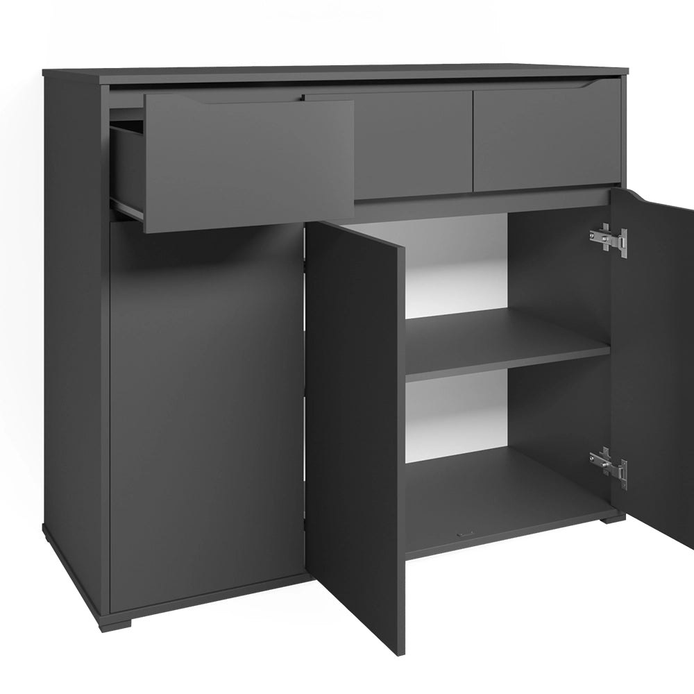 Vicco Cassettiera per camera da letto Antracite 48 x 101.6 cm