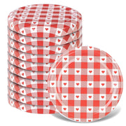 Tappi per barattoli KADAX Fi66 a forma di cuore, chiusura a 4 punti, confezione da 10 pezzi