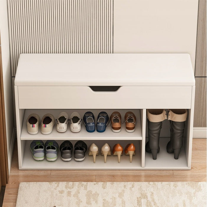 Scarpiera Bianca 80x30x44 cm Ideale per Ingresso