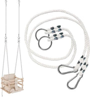 Kit di corda per oscillatore - 50 kg di resistenza - 2 x estensione - corda 100% ECO naturale - per oscillatori con occhiello - sostituzione corda