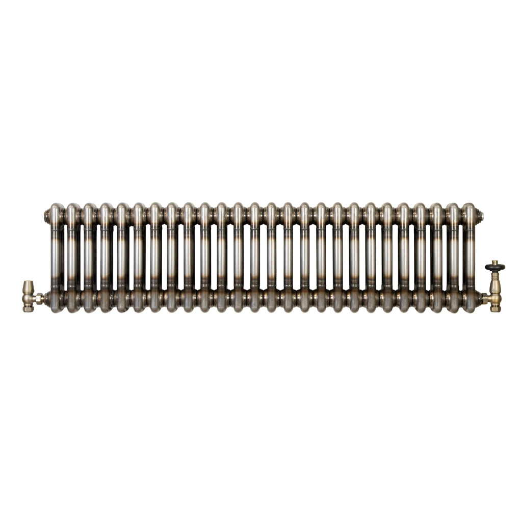 Radiatore 2 Colonne Orizzontale Metallo Grezzo 300 x 1190 mm TRV
