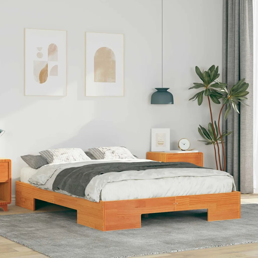 Struttura del letto Marrone 120 x 190 cm