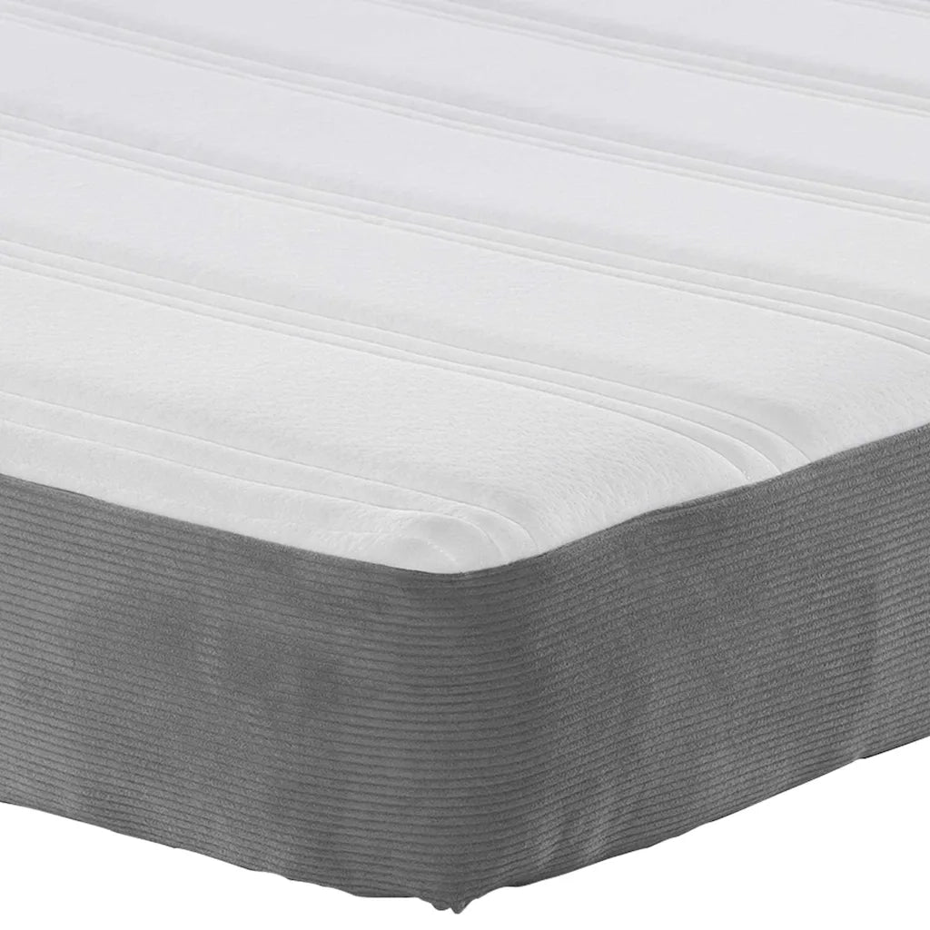 Materasso da Letto Grigio chiaro 180 x 200 cm Tessuto 42008301