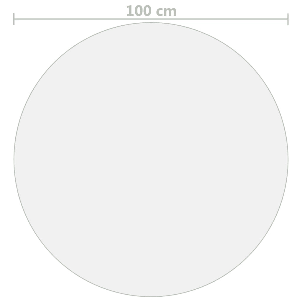 Protezione Tavolo Opaca Ã˜ 100 cm 2 mm PVC cod mxl 60653