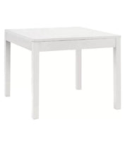 Tavolo con piano fisso (80x80) laccato bianco opaco - Mobili 2G
