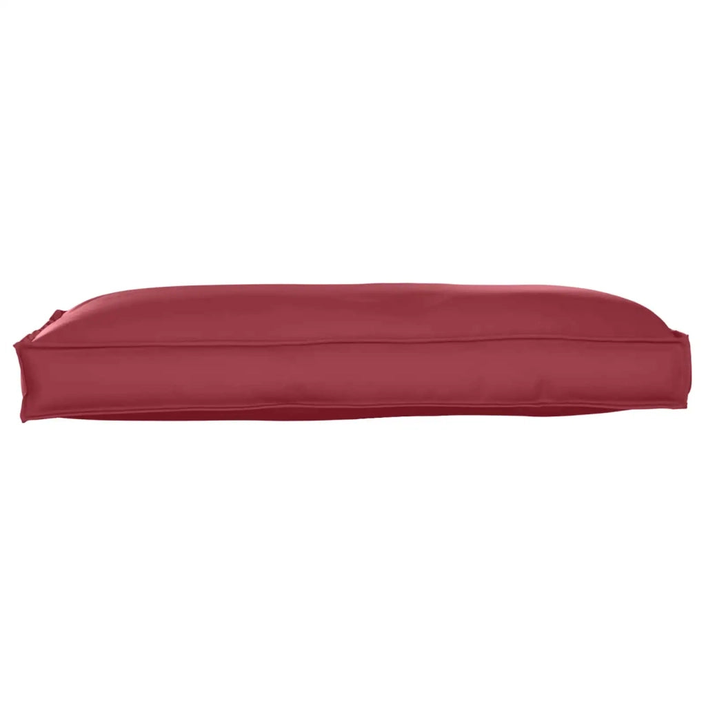 Cuscino Rosso Vino 120 x 60 x 12 cm Tessuto Oxford 42001564