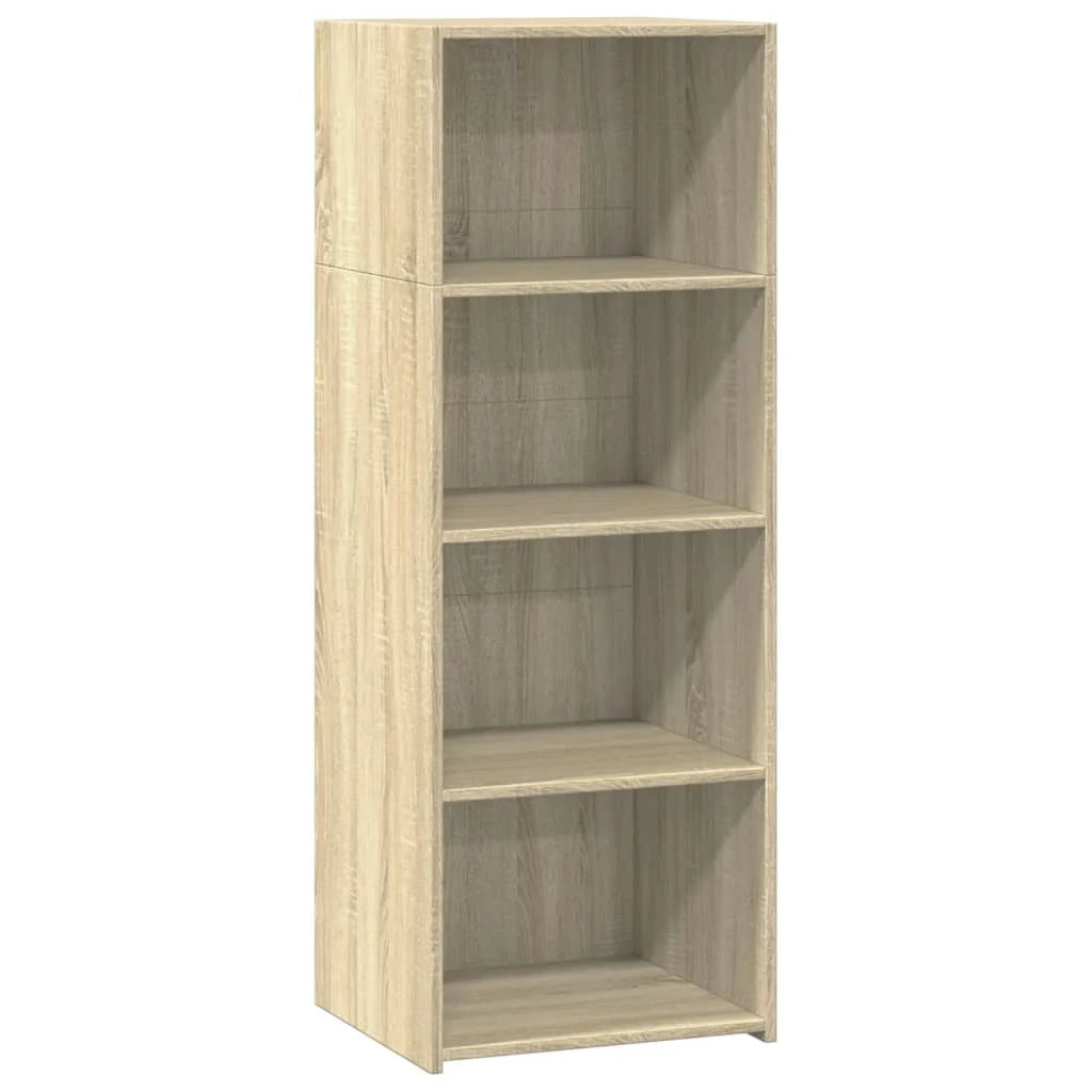 Buffet credenza cassettiera armadio mobile contenitore organizer cucina soggiorno salotto rovere Sonoma alto 45 x 41 x 124 cm legno ingegnerizzato marrone 02_0034063