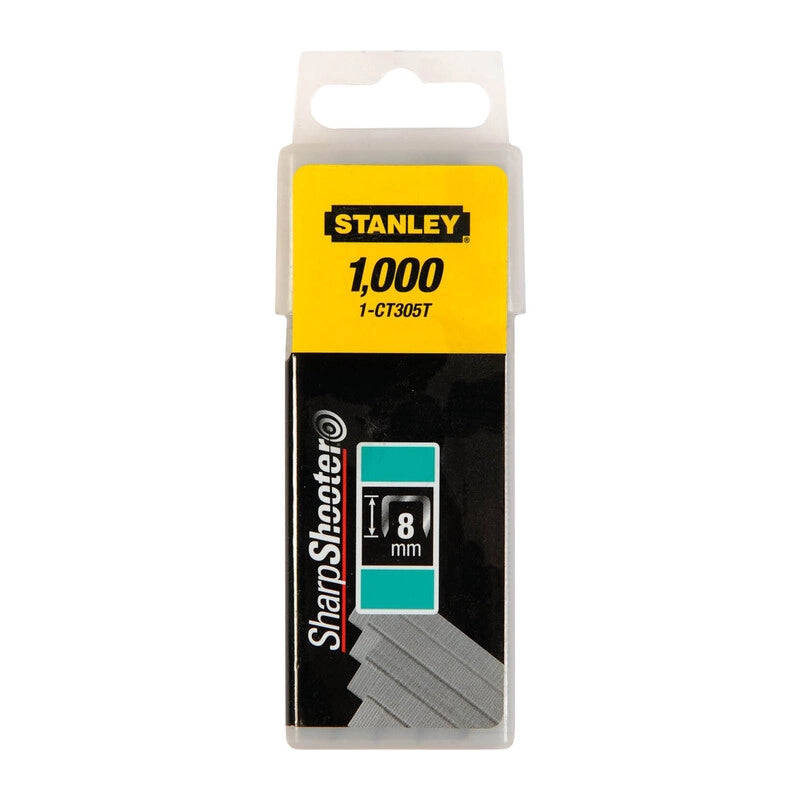 PIRANHA STANLEY 1-CT305T (X70108) GRAFFETTE 8 MM PZ.1000- STANLEY- 1,0 confezione