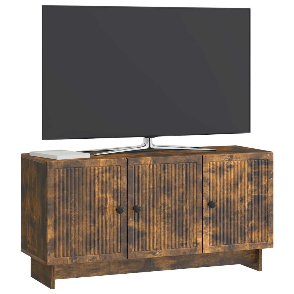 Mobile TV 99 x 34,5 x 50 cm Rovere Fumo Legno ingegnerizzato 894030