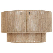 Lampada da soffitto Paralume di iuta naturale Base di ferro nero Lampo boho a sospensione Luce del soggiorno Camera da letto Corridoio