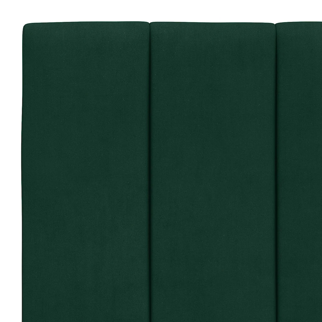 Cuscino Testiera Hanko Verde Scuro 80 cm in Velluto CFW8860248