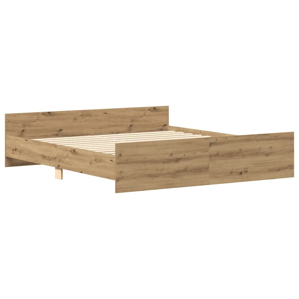 Giroletto senza Materasso Rovere Artigianale 160x200 cm 3328755