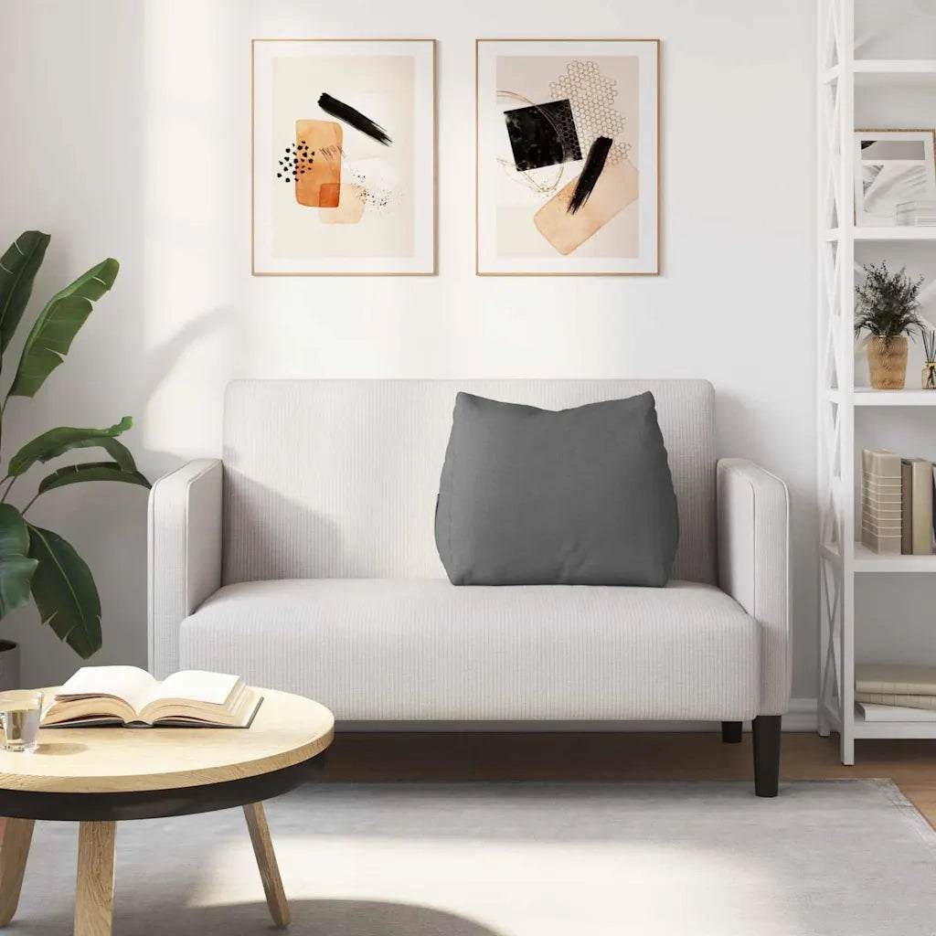 Cuscino per Schiena | Cuscino dorsale Grigio scuro 60 x 20 x 50 cm Tessuto